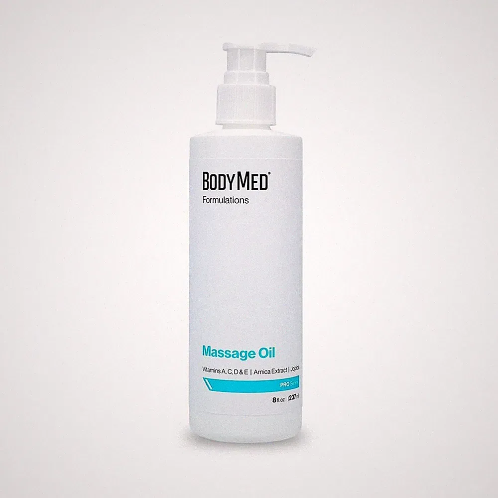 BodyMed Formulations Massage Oil, 8 oz. – Fragrance-Free, All-Natural 8 Ounce