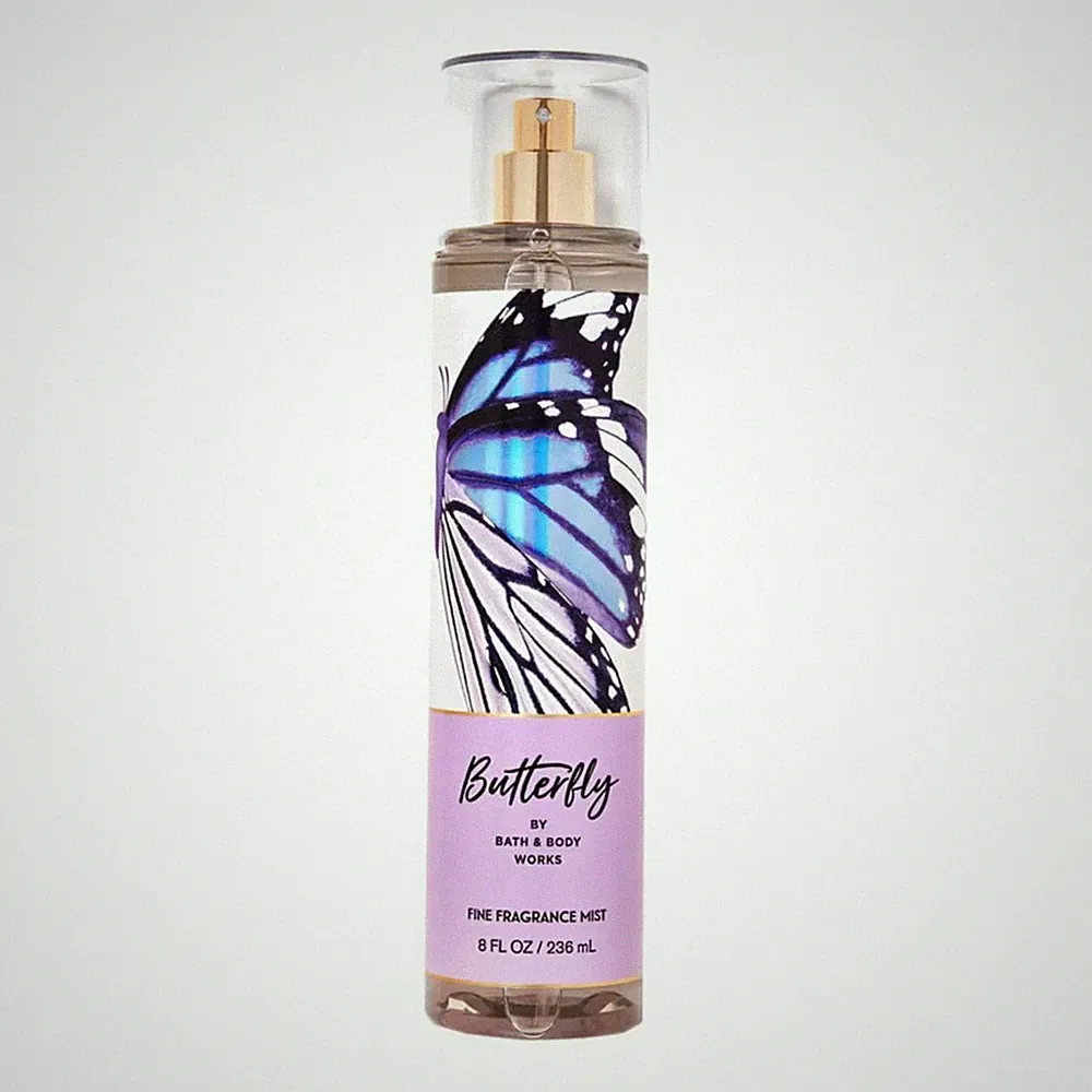 Butterfly Fragrance Mist 8oz - Amber Wood Scent