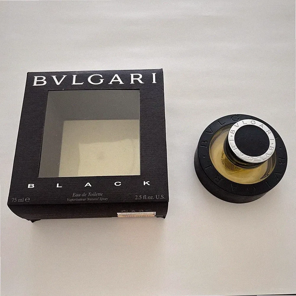 Bvlgari Black Cologne Perfume Unisex Eau De Toilette Spray 2.5 fl oz 75ml w/ Box