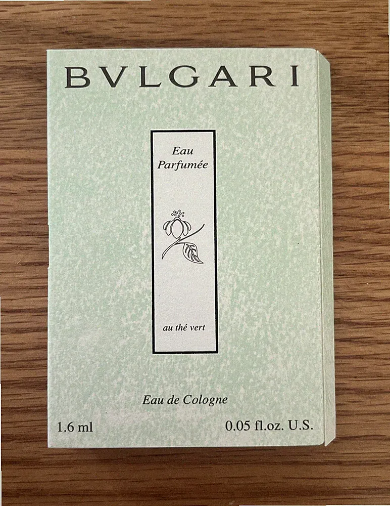 Bvlgari Eau Parfumee AU THE VERT Perfume Eau de Cologne Sample .05 oz / 1.6 ml