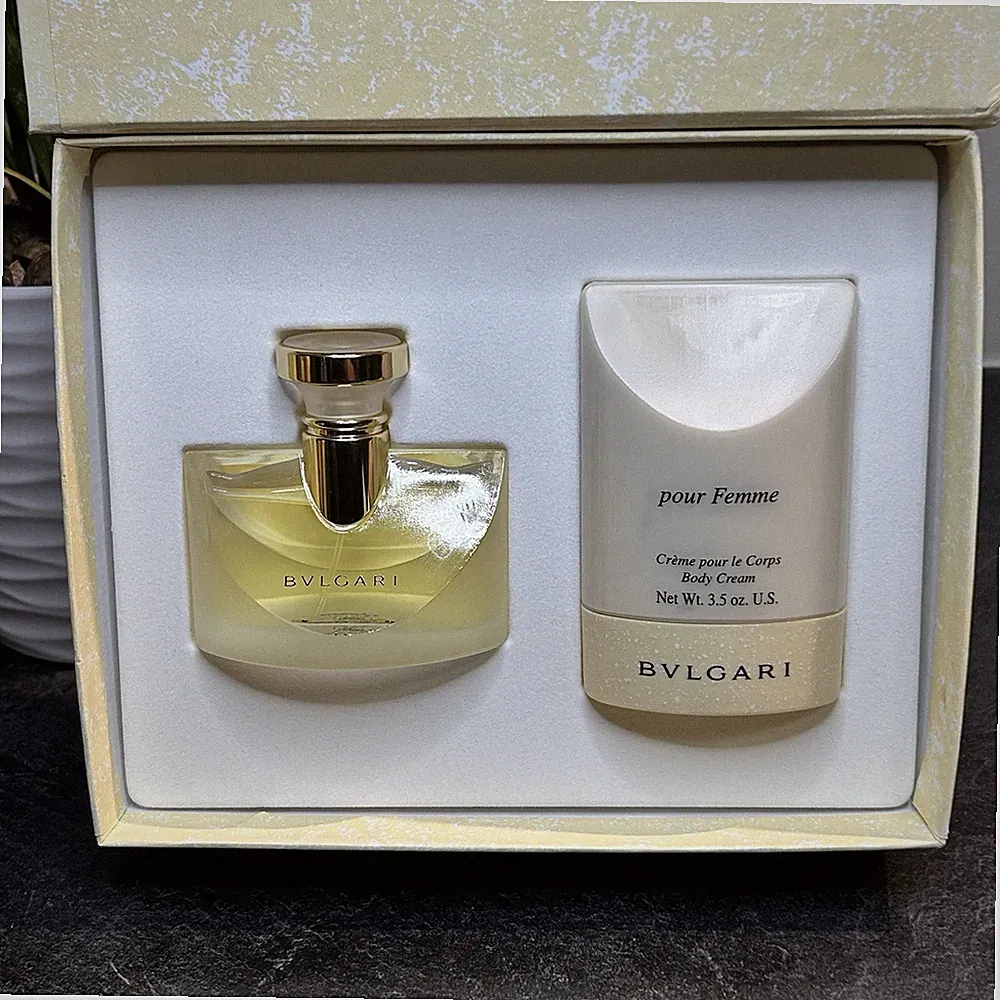Bvlgari Pour Femme 2 Pc Gift Set 1.7 oz EDP Perfume Spray & 3.4 oz Body Cream