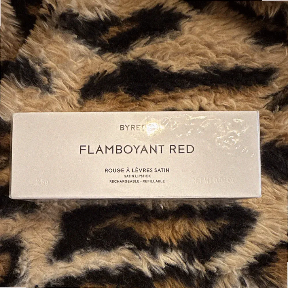 BYREDO Flamboyant Red Satin Lipstick Stick Refillable 0.08 oz Fragrance