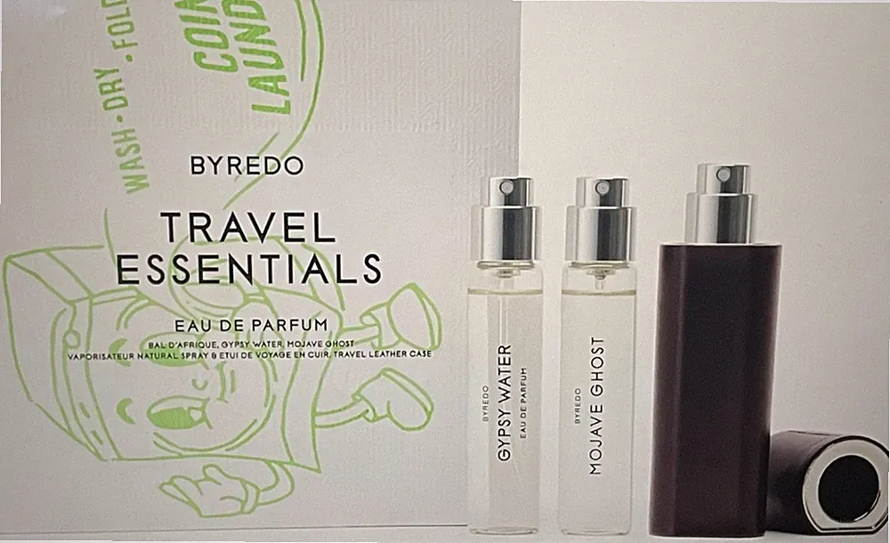 Byredo Mojave Ghost Gypsy Water D'Afrique Perfume 0.4 Oz Travel Spray Set & Case
