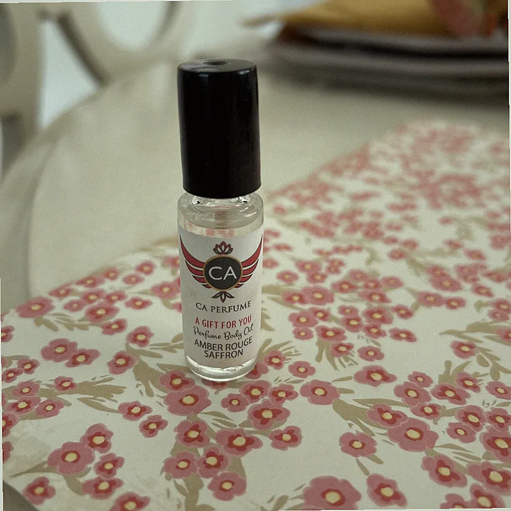 CA perfume Amber rouge saffron