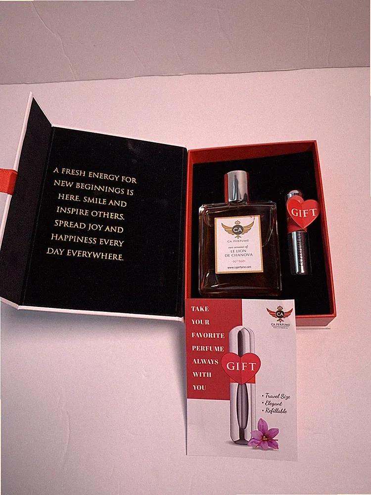 CA Perfume LE LION DE CHANOVA Gift Set Eau De Parfum Travel Spray Luxury