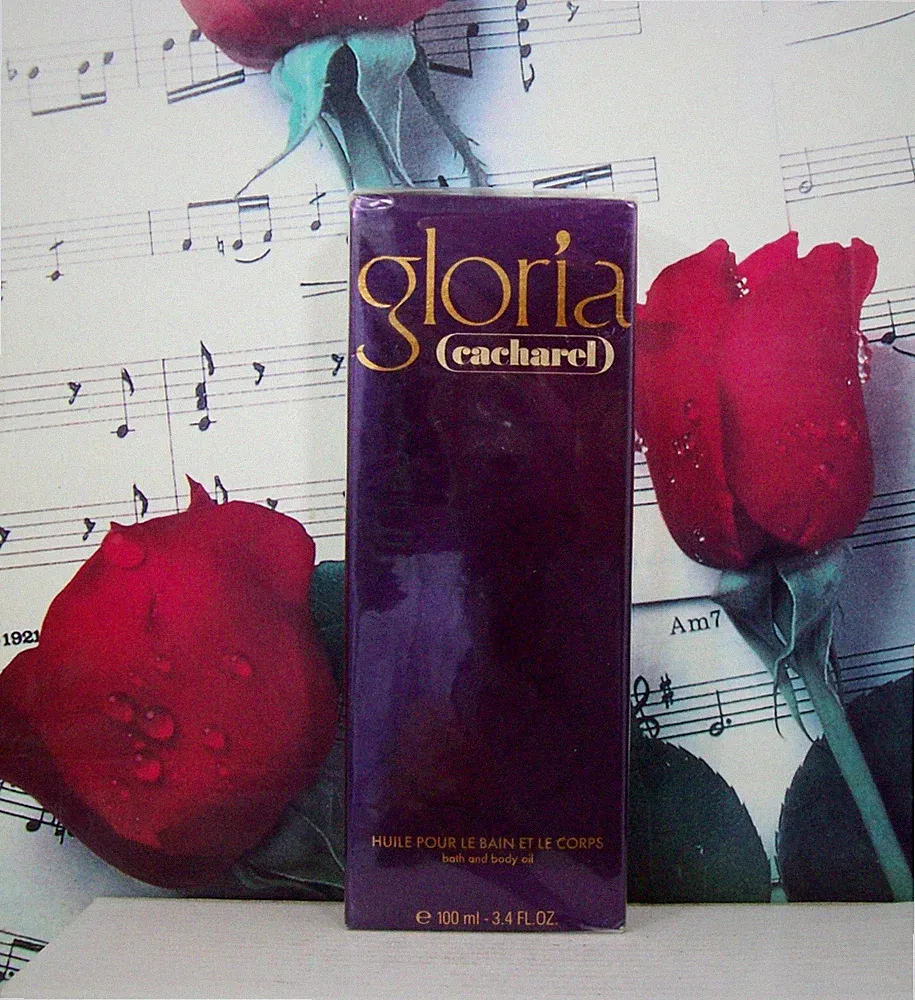 Cacharel Gloria Bath And Body Oil 3.4 FL. OZ. Vintage. Sealed Box.