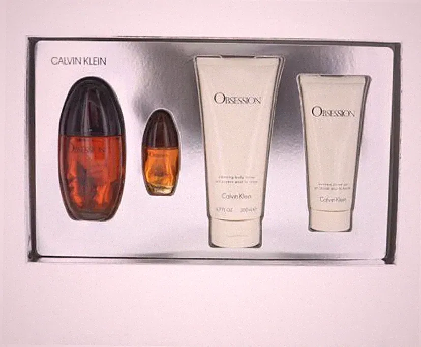 Calvin Klein Obsession women Perfume 4 Pieces Gift Set