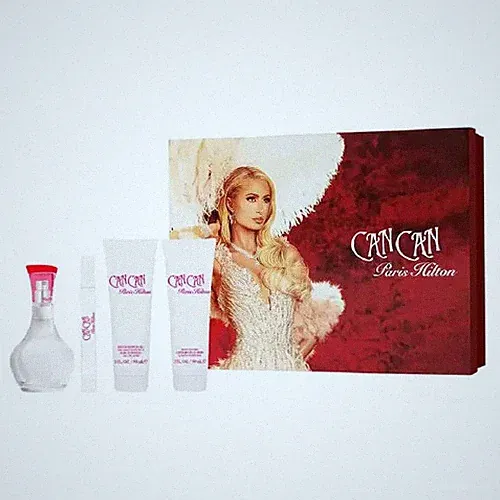 Can Can by Paris Hilton 4pc Gift Set Perfume for Women 3.4 oz New In Box