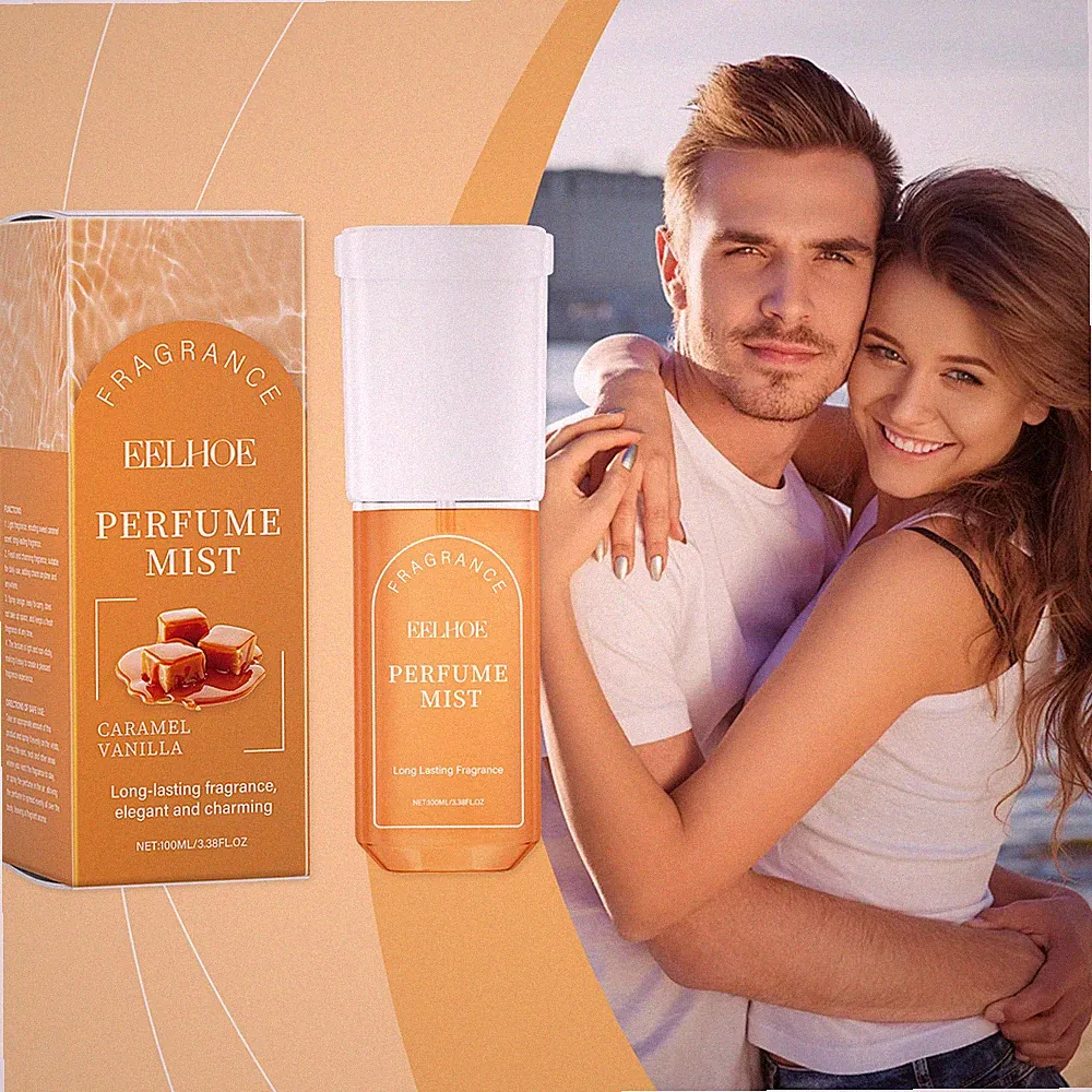 Caramel & Vanilla Body Spray, Sweet Gourmand Fragrance, Light Perfume Spray
