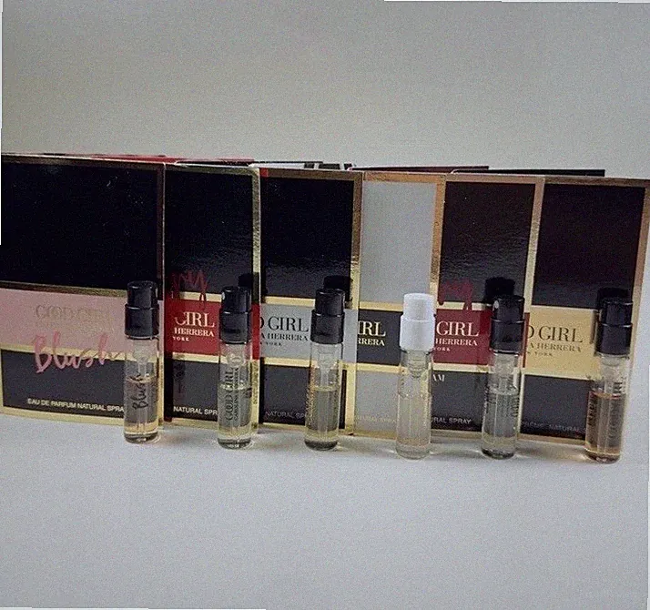 Carolina Herrera for Women Perfume Collection Sample Spray Vials 6 pc Set