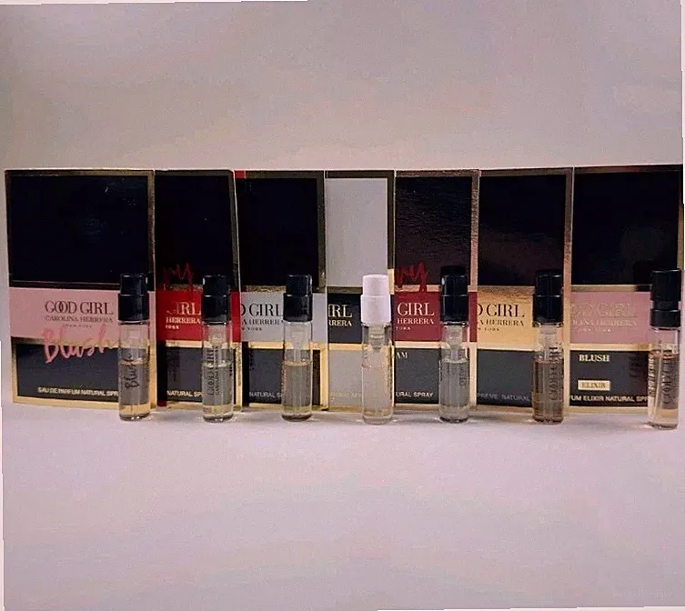 Carolina Herrera for Women Perfume Collection Sample Spray Vials 7 pc Set