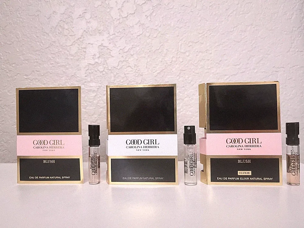 Carolina Herrera Good Girl Perfume Collection Sample Spray 3pc Set 1.5ml each
