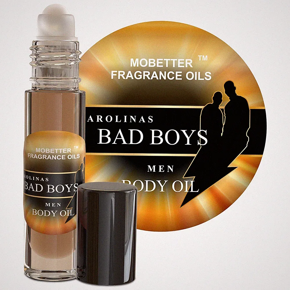 Carolinas Bad Boys Cologne Fragrance Body Oil for Men by Mobetter Fragrance Oils