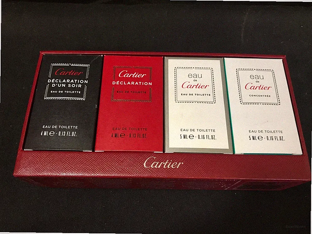 Cartier Eau de Toilette Spray Collection ~ 4 Bottles ~ BRAND NEW