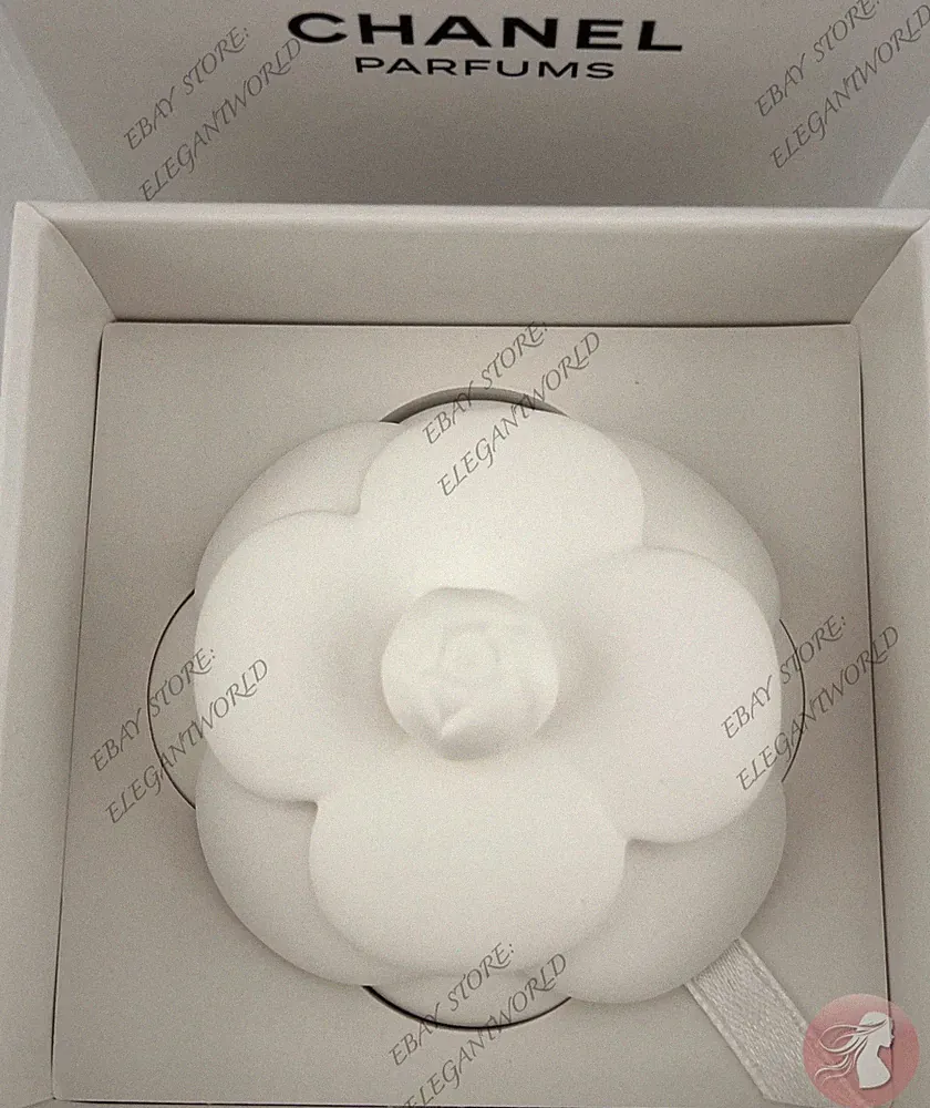 Chanel Parfums Perfume Me Ceramic Camellia Flower Fragrance Diffuser, AUTHENITIC