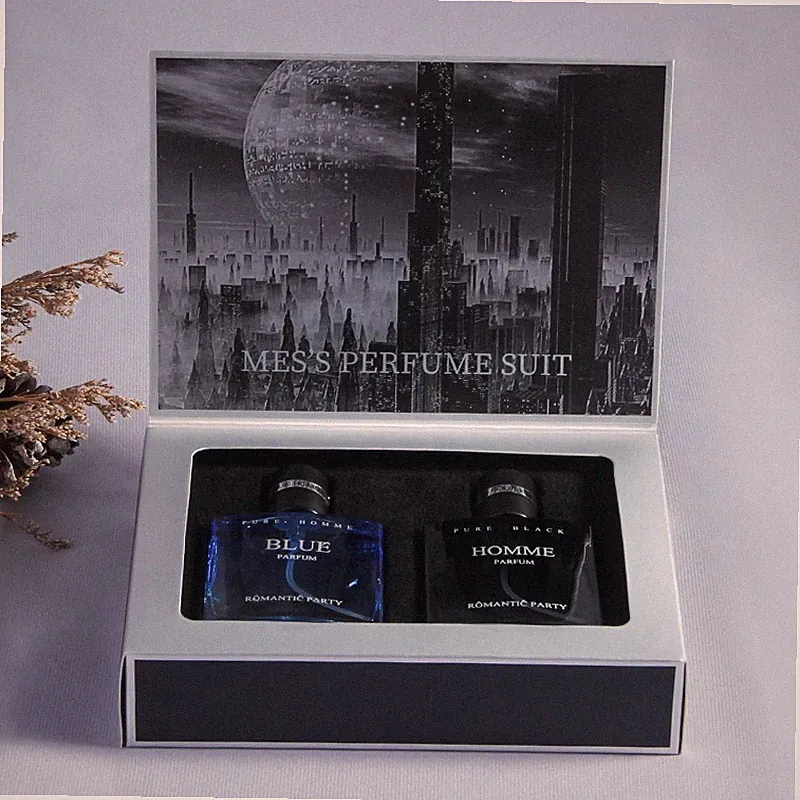 Charm Men 2-Piece Perfume Gift Set for Men — 30ml×2 Blue & Homme Black EDP