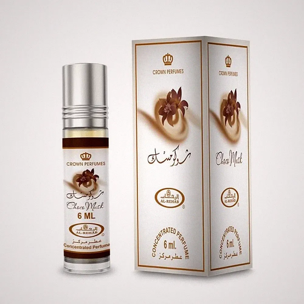 Choco Musk Concentrated Perfume Rollerball for Unisex, 0.2 Ounce