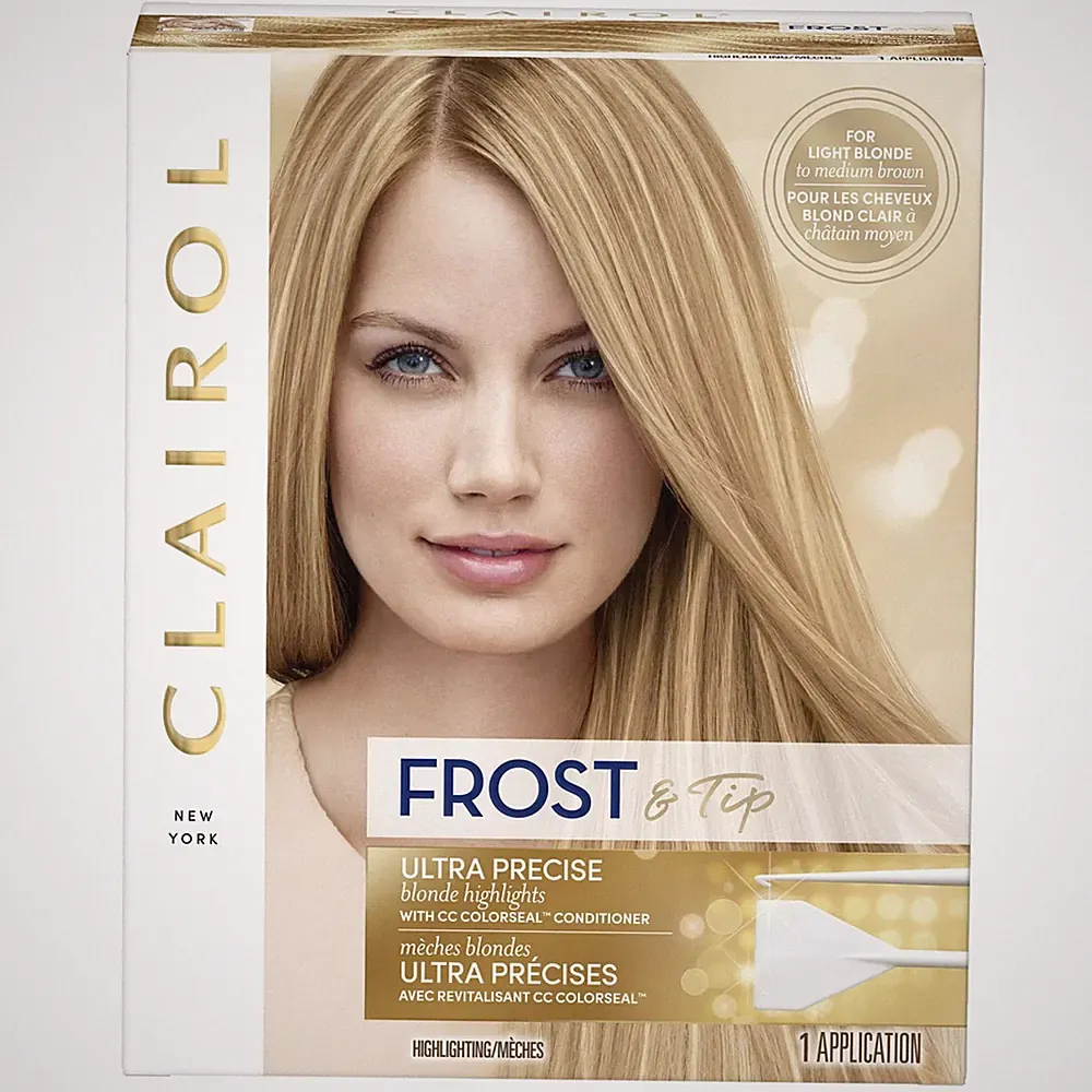 Clairol Frost and Tip Highlighting Hair Dye Kit Blonde 1 Application