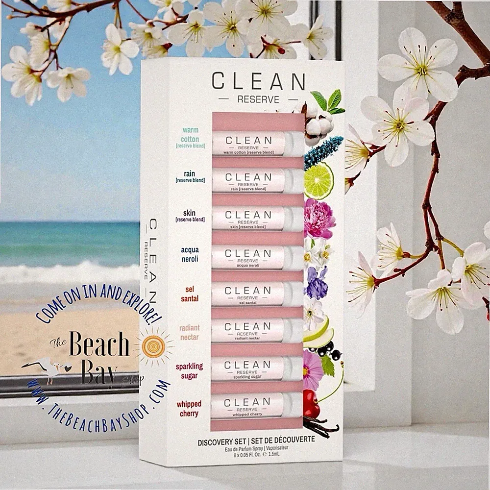 CLEAN Reserve Perfume Eau de Parfum Spray Set 8 Discovery Fragrances 0.05 fl oz