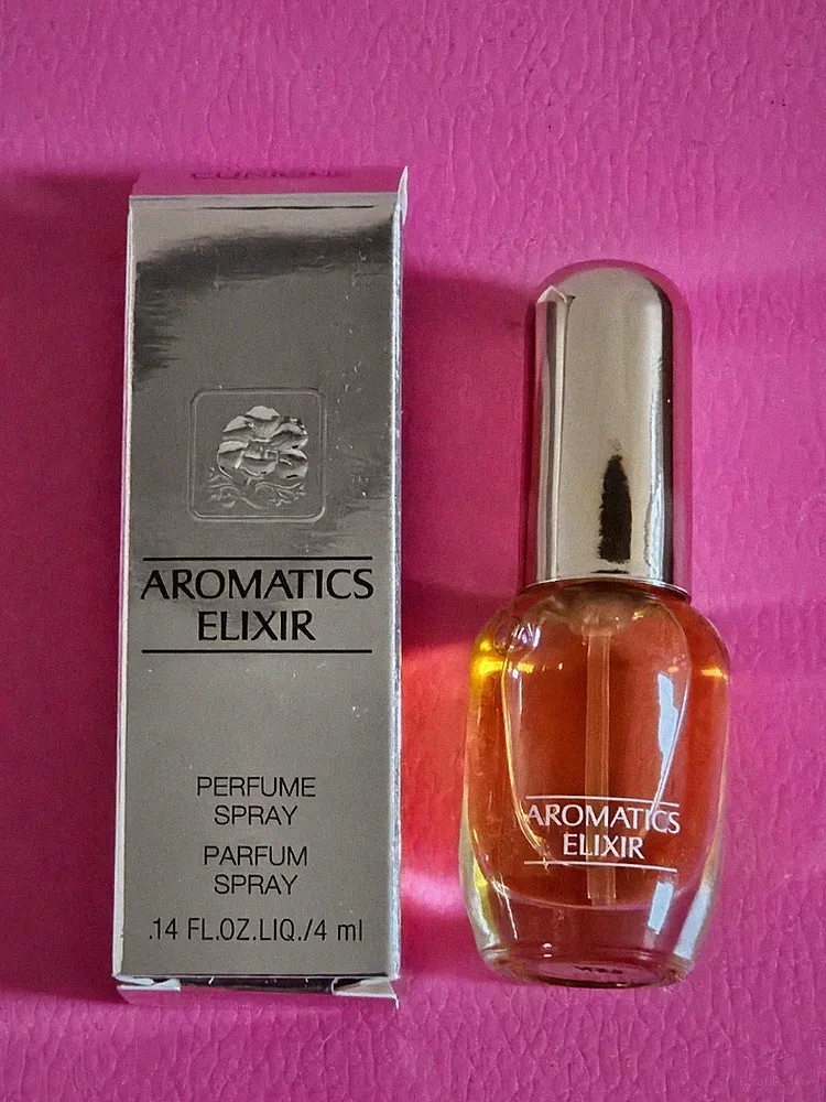 CLINIQUE AROMATICS ELIXIR PARFUM SPRAY ~travel size 0.14 FL OZ/4 ML ~ New In Box