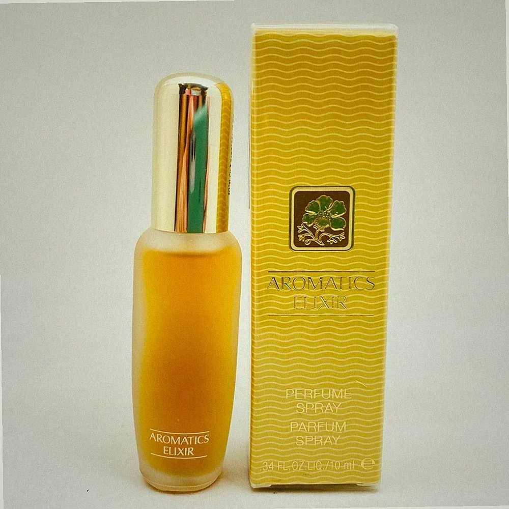 Clinique AROMATICS ELIXIR Perfume Spray 0.34 oz. Travel Spray Sealed in Box