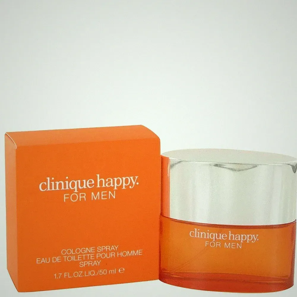 Clinique Happy 1.7 Oz Eau de Toilette for Men — Fresh Everyday Fragrance