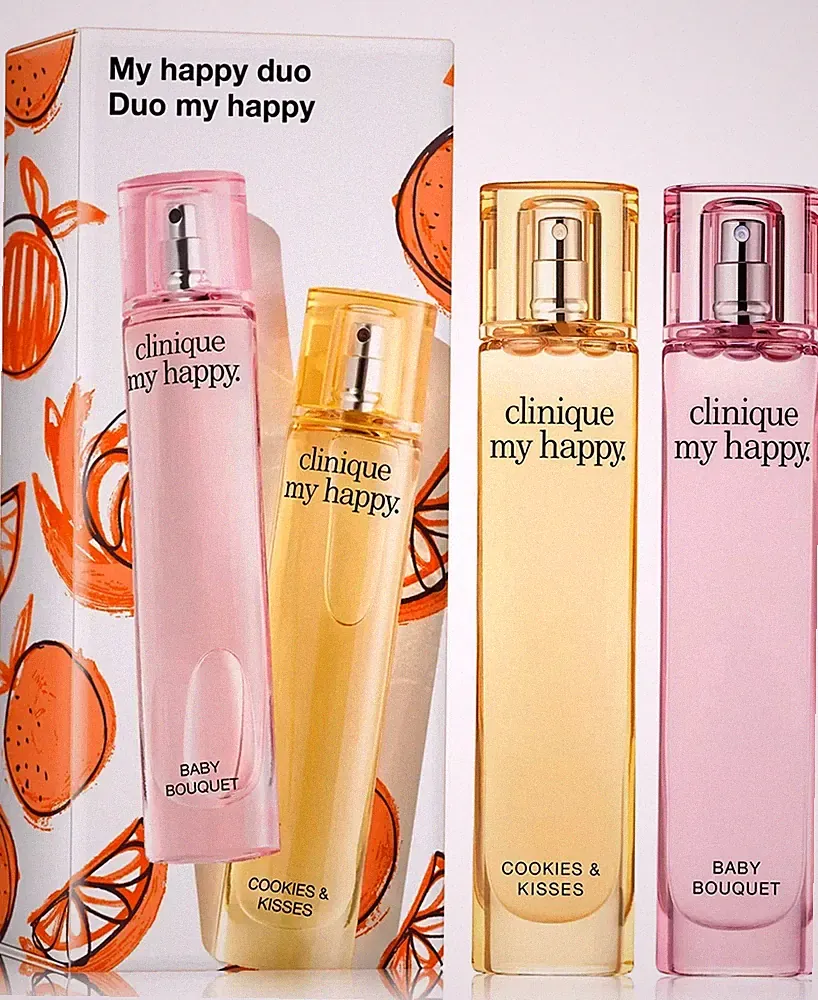 Clinique My Happy Duo EDP Gift Set Cookies & Kisses + Baby Bouquet 2x 15ml/0.5oz