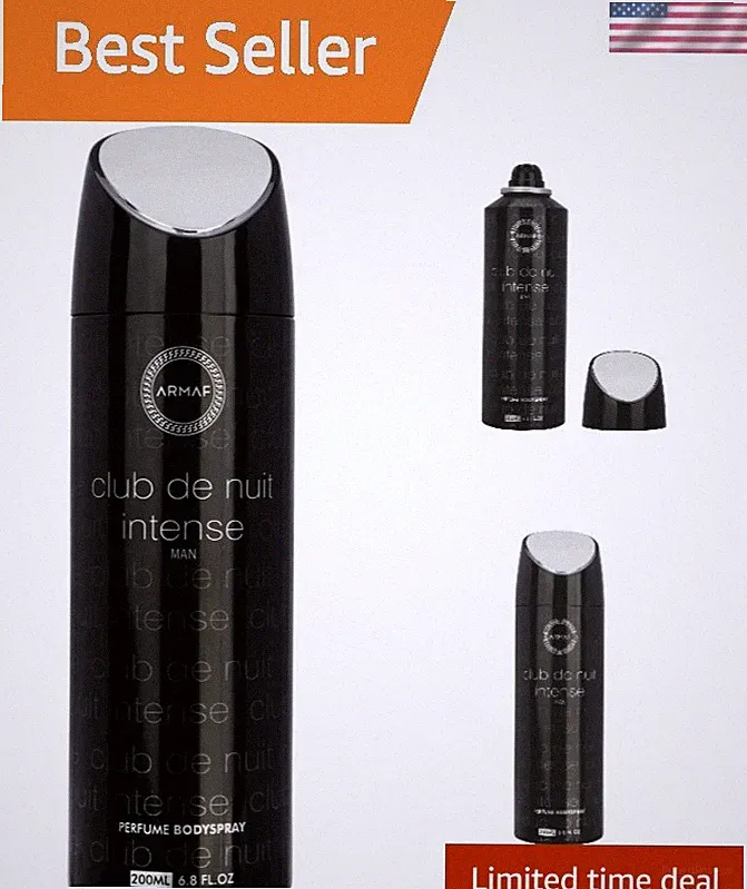 Club De Nuit Intense Men Body Spray 6.8oz Long‑Lasting Woody Spicy Fragrance