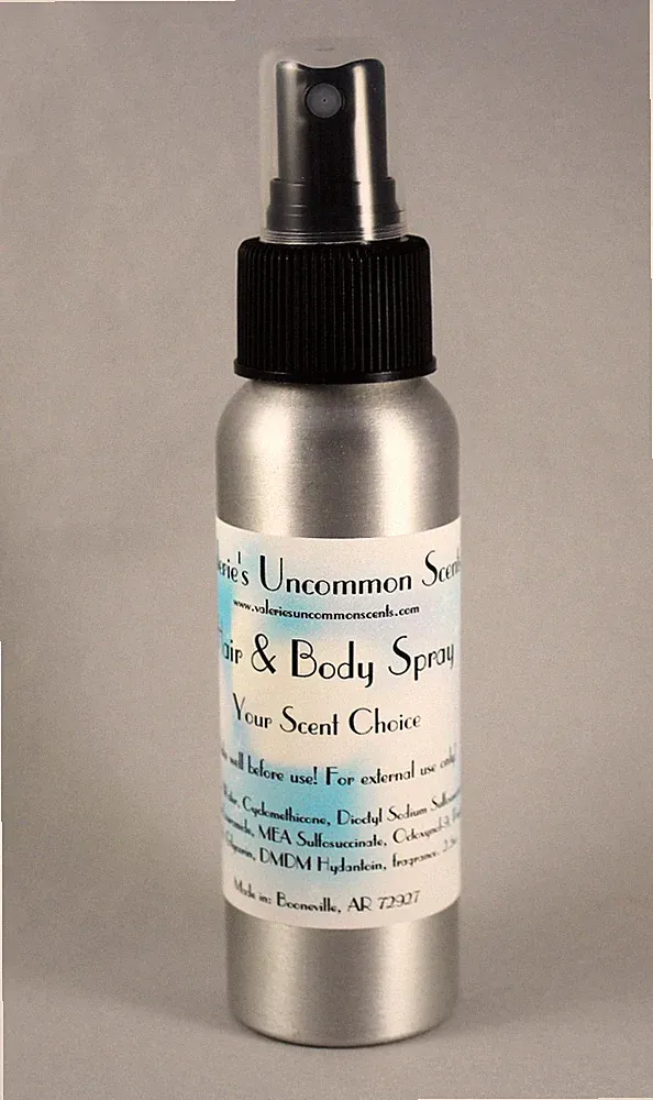 Lemon Essential Oil scented HAIR & BODY PERFUME FRAGRANCE SPRAY MIST 2.5oz