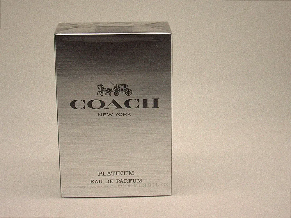 Coach Platinum Perfume For Men EDP Spray 3.3 oz New sealed box authentic