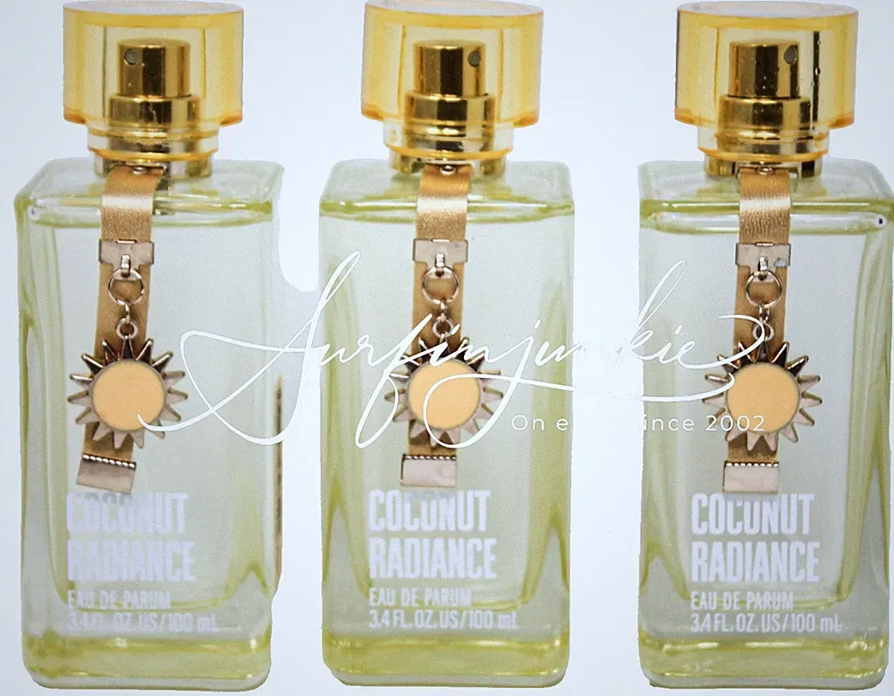 Coconut Radiance Perfume Eau De Parfum 3.4 oz 3 pc Set Tru Fragrance Women's New
