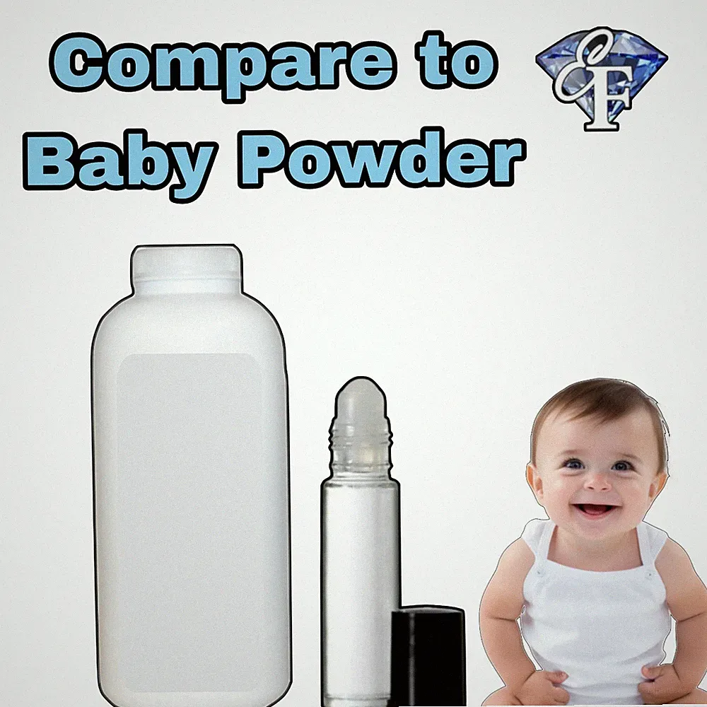 Compare To: Baby Powder Perfume Body Oil (Super Strength) 16 oz
