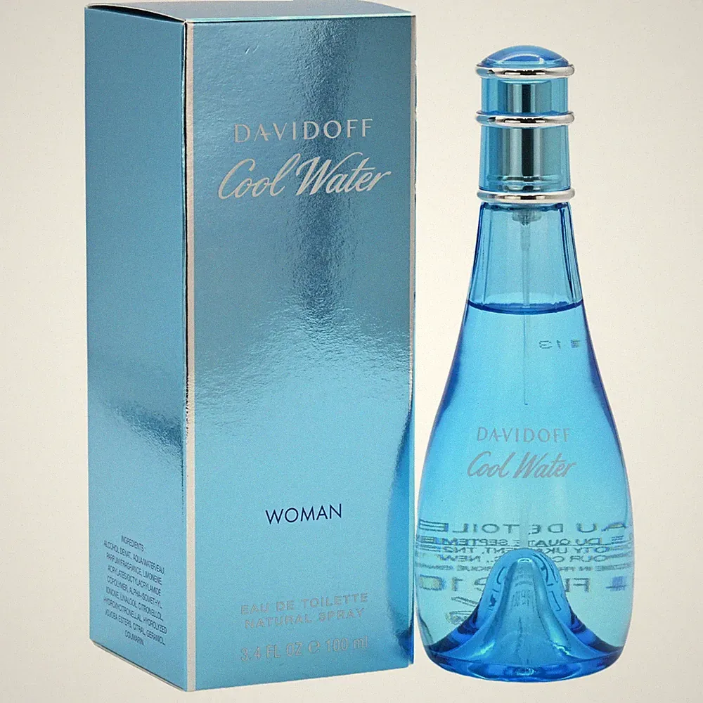 ✅ COOL WATER by Davidoff Perfume 3.3 / 3.4 oz EDT For Women New in Box ✅