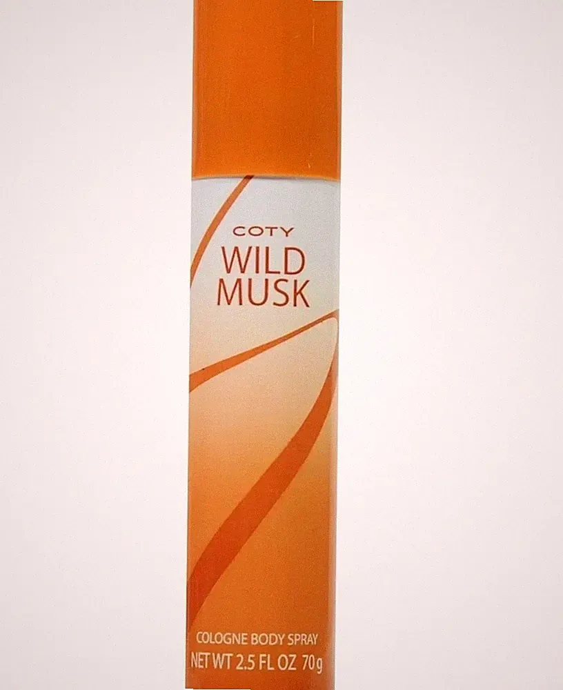 Coty Wild Musk Cologone Body Spray, 2.5 FL Oz