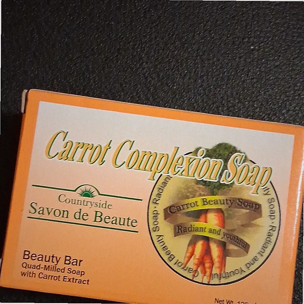 Countryside Carrot Complexion Beauty Bar for Face & Body, Orange, Carrot Scent