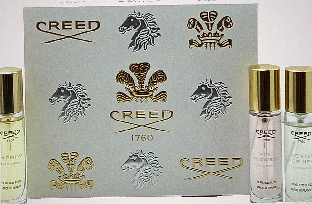 CREED COLLECTION 3 PCS GIFT SET FOR WOMEN EAU DE PARFUM 0.33 Oz x 3 PCS EACH!!