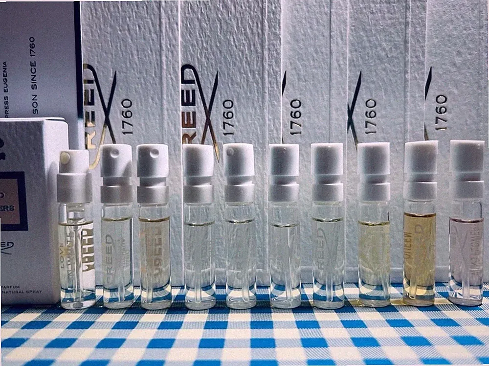 Creed Perfume Collection For Women Sample Spray Vials 10pc Set