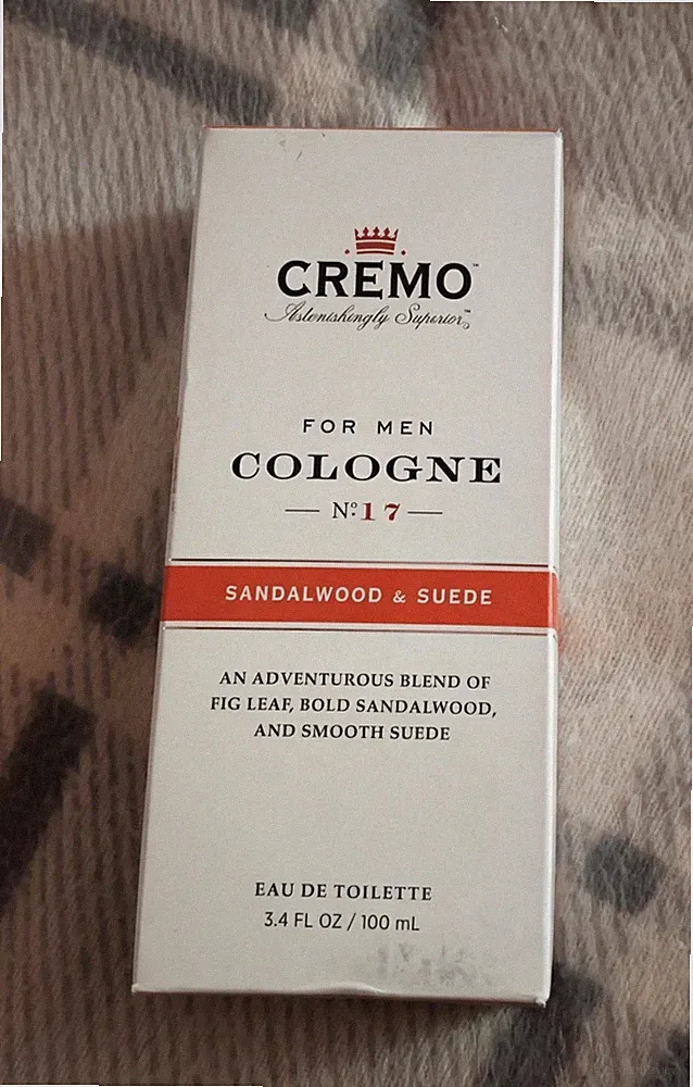 CREMO For Men SANDALWOOD & SUEDE Cologne Spray 3.4 oz. New in boxMen's Fragrance