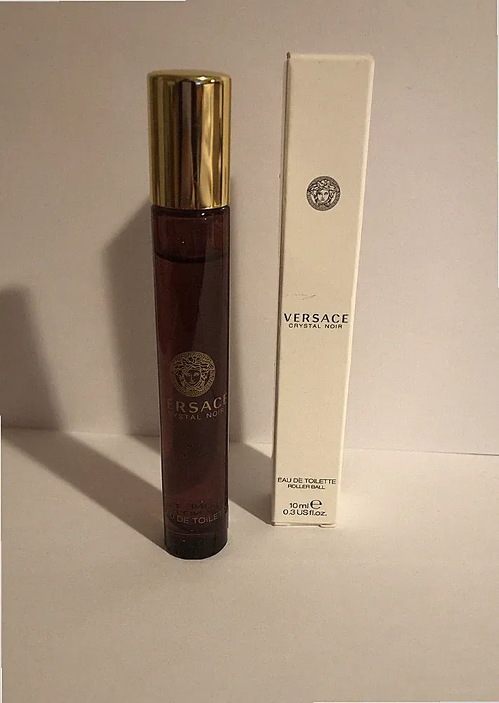 Crystal Noir by Versace 0.3 / 0.33 oz / 10ml EDT Travel rollerball Women Perfume