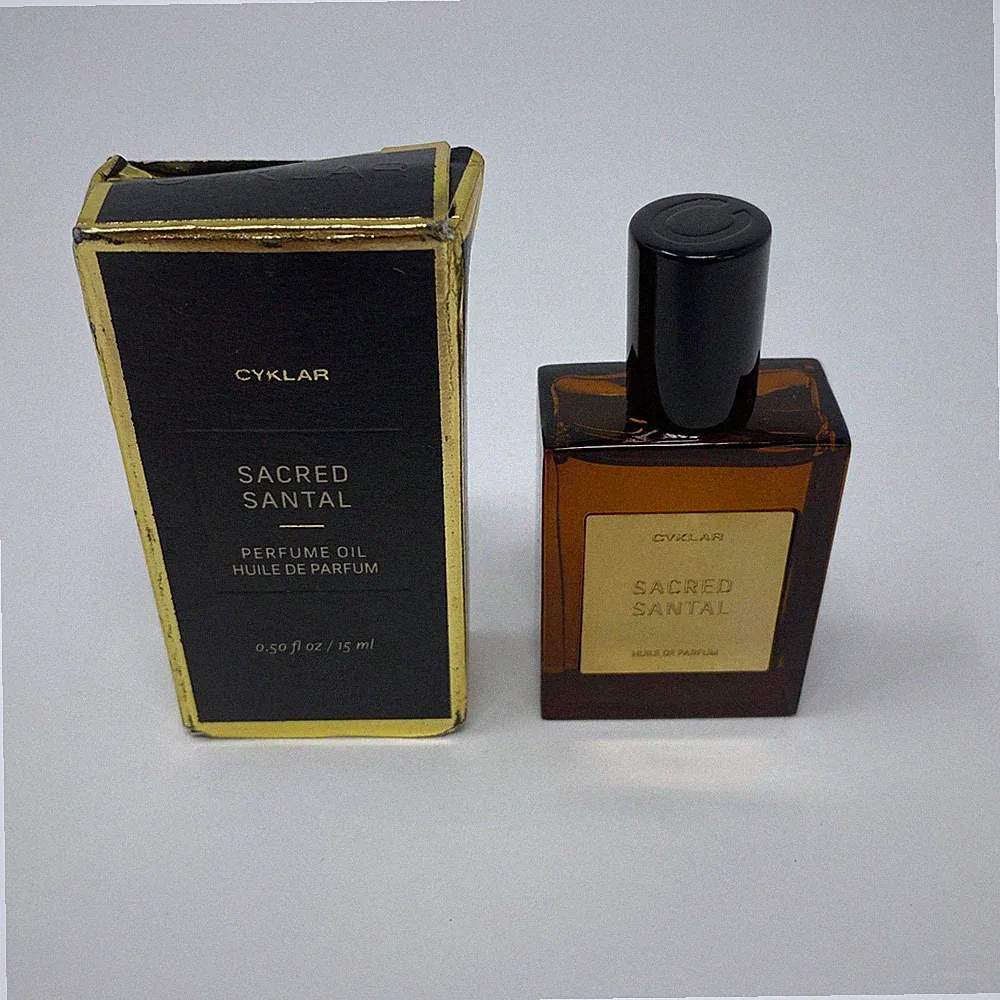Cyklar Sacred Santal Perfume Oil 15ml Roll-On, Amber Bottle