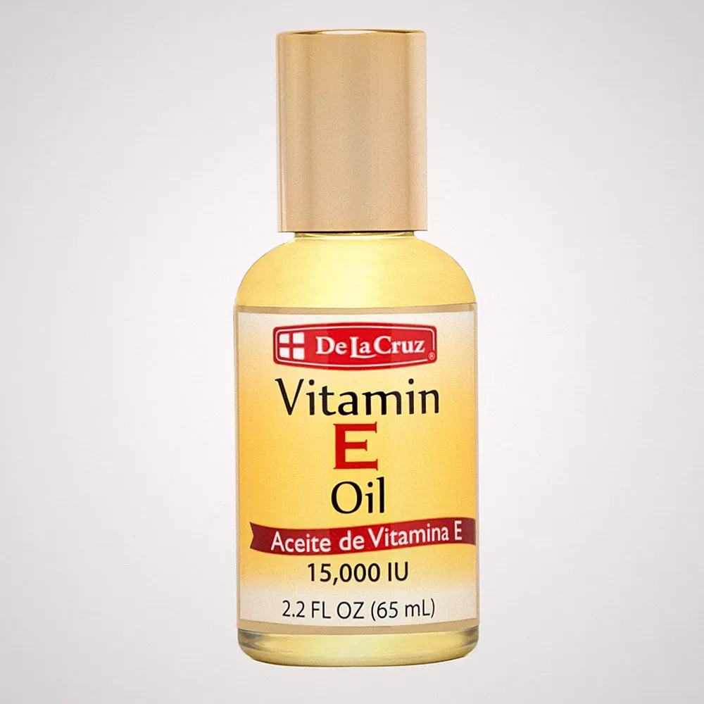 De La Cruz® 15,000 IU Vitamin E Oil, No Fragrance, Made in USA, 2.2 FL. OZ