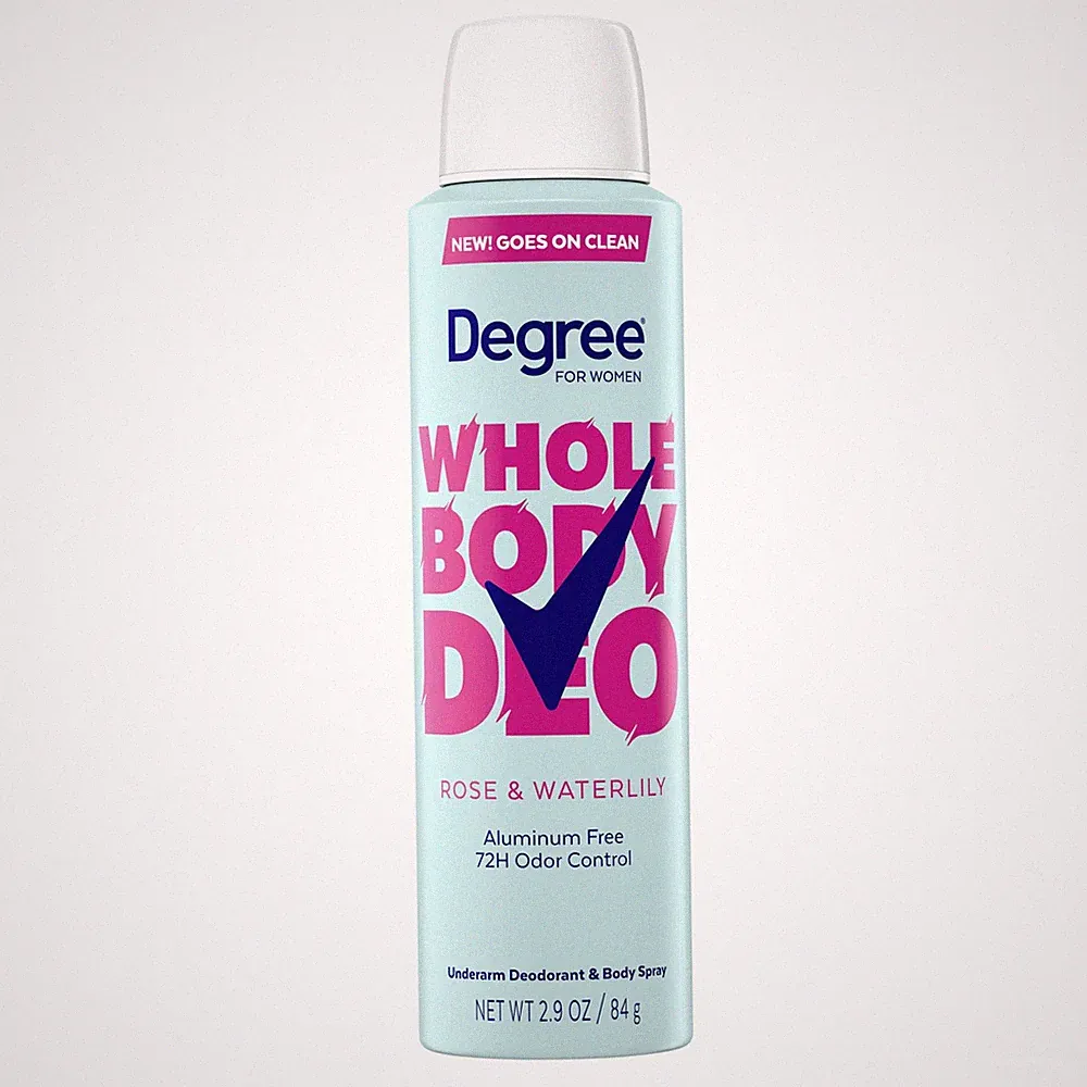 Degree Women Deodorant Spray Rose and Waterlily Scent 2.9 Ounce (Pack of 1)