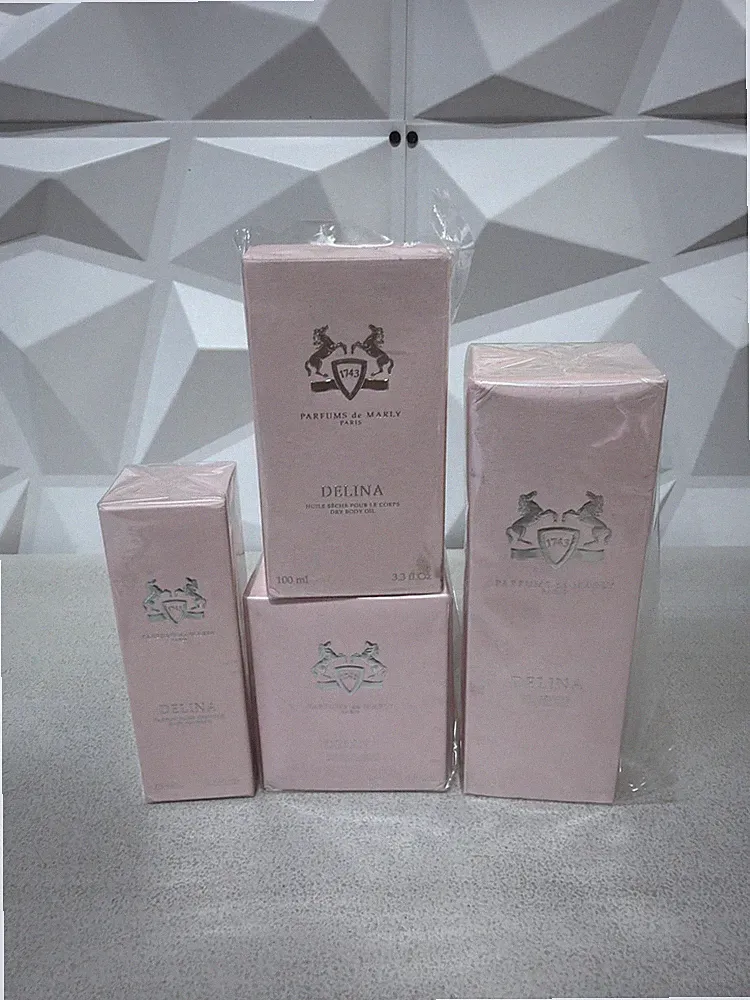 DELINA PARFUMS de MARLY hair Perfume/dry Body Oil/candle/shower Gel 100%AUTHENTI
