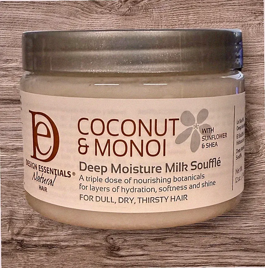 Design Essentials Coconut & Monoi Deep Moisture Milk Souffle Collection 12oz