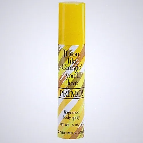 Designer Imposters PRIMO! Fragrance Body Spray/Mist Mini Travel Size Can .5 oz