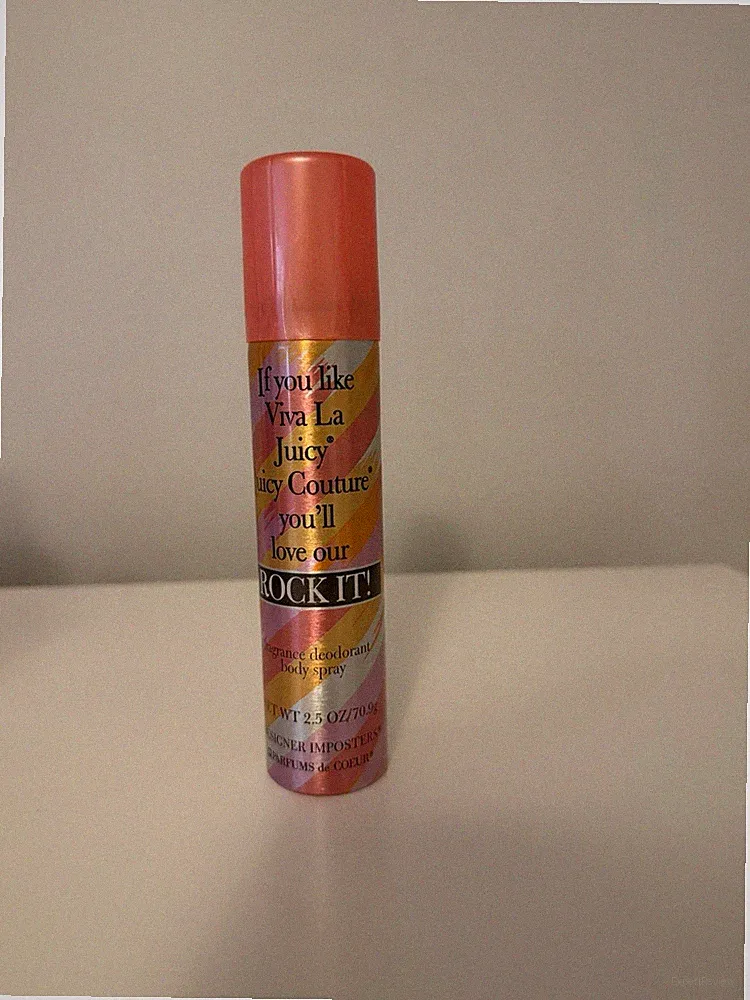 Designer Imposters Rock It! Body Spray 2.5 OZ Women Clean Fresh Scent