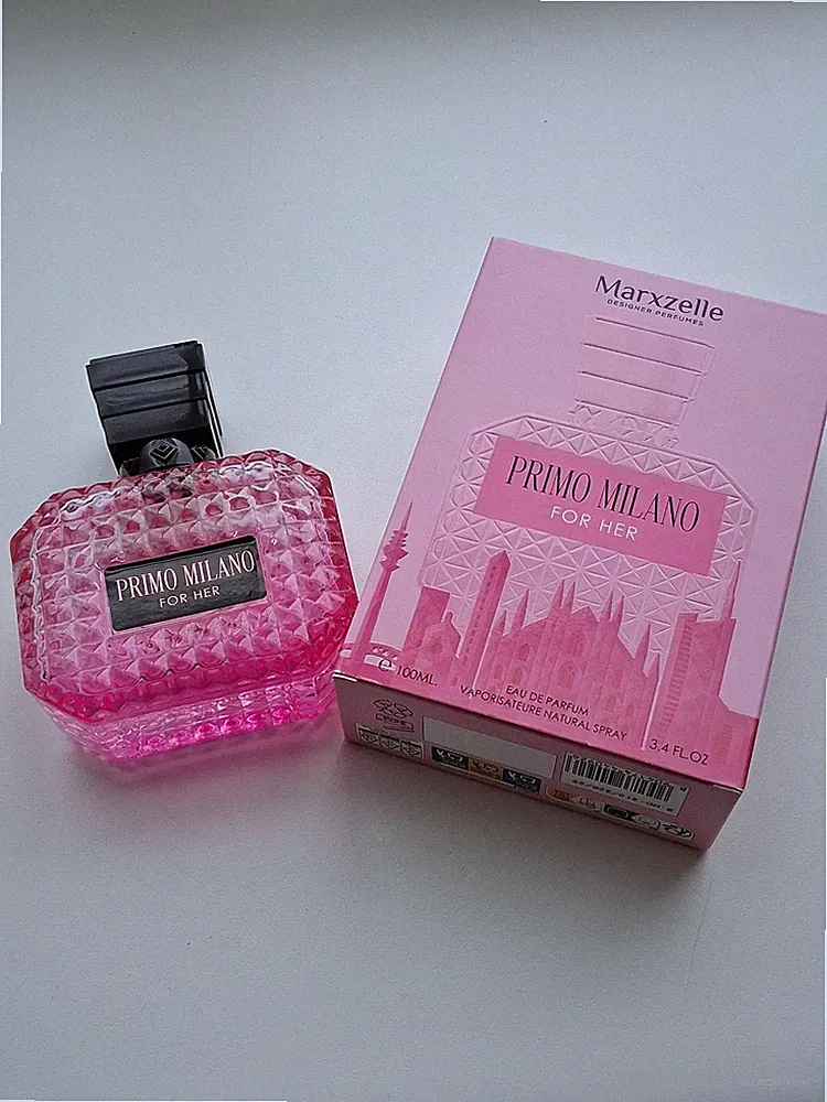 Designer Primo Milano For Her Sent Note: Sweet Vanilla Woody Notes 100ml Bottle