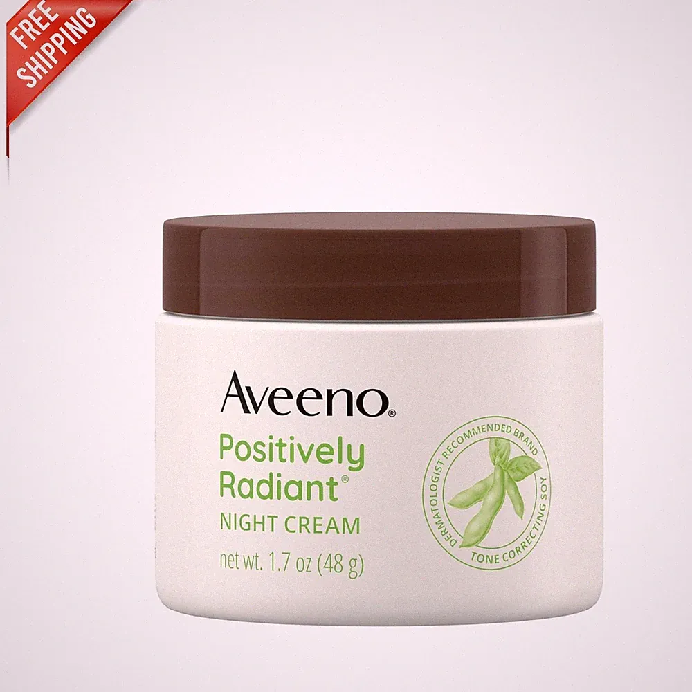 Dewy Skin Awaits: Hypoallergenic Night Cream with Soy & Niacinamide - 1.7 oz