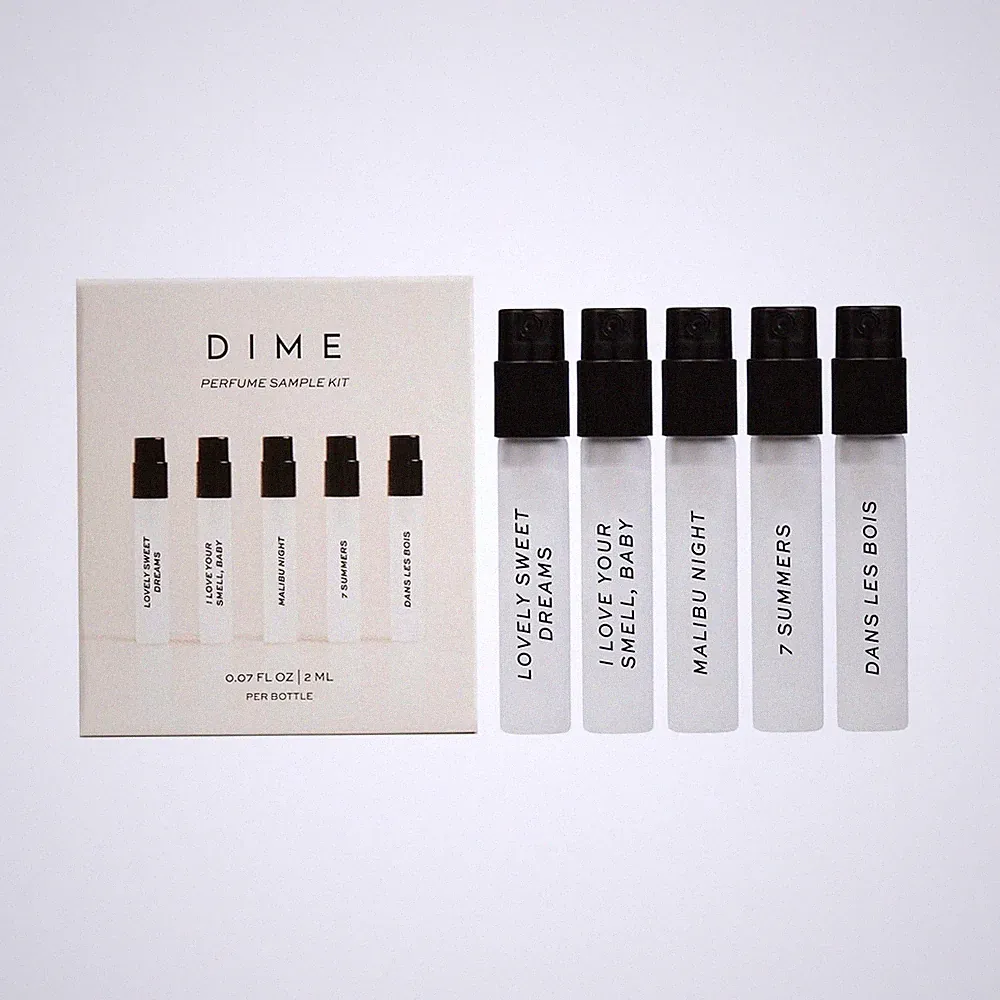 DIME Beauty Perfume Sampler, Hypoallergenic, Clean Perfumes, Eau de Toilette For