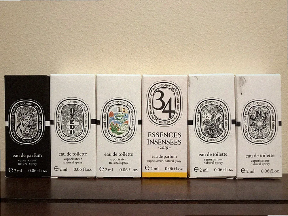 Diptyque EDT / EDP Perfume Spray Sample Size 2 ml / 0.06 oz New - Choose One